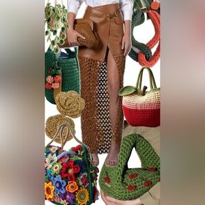 Handcrafted Green Crochet Bag